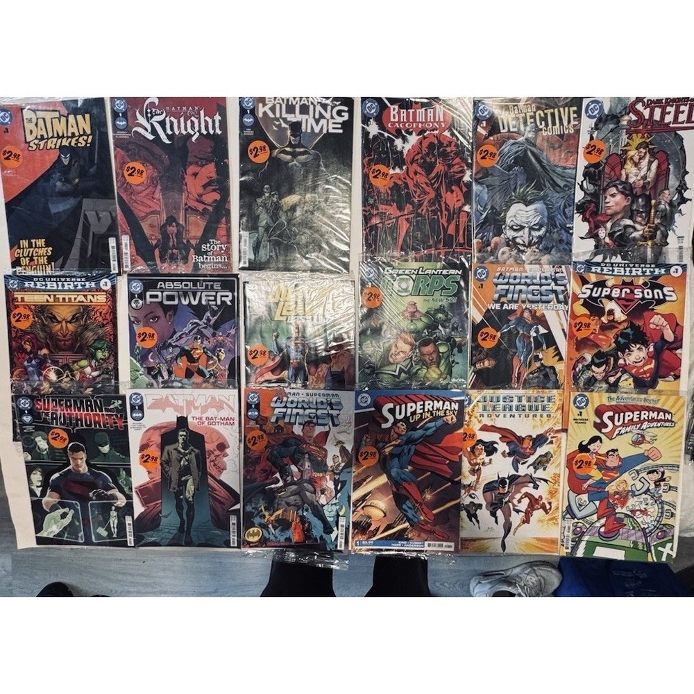 DC Comics Lot Of 40 Comics All #1 First Issue NEW SEALED!